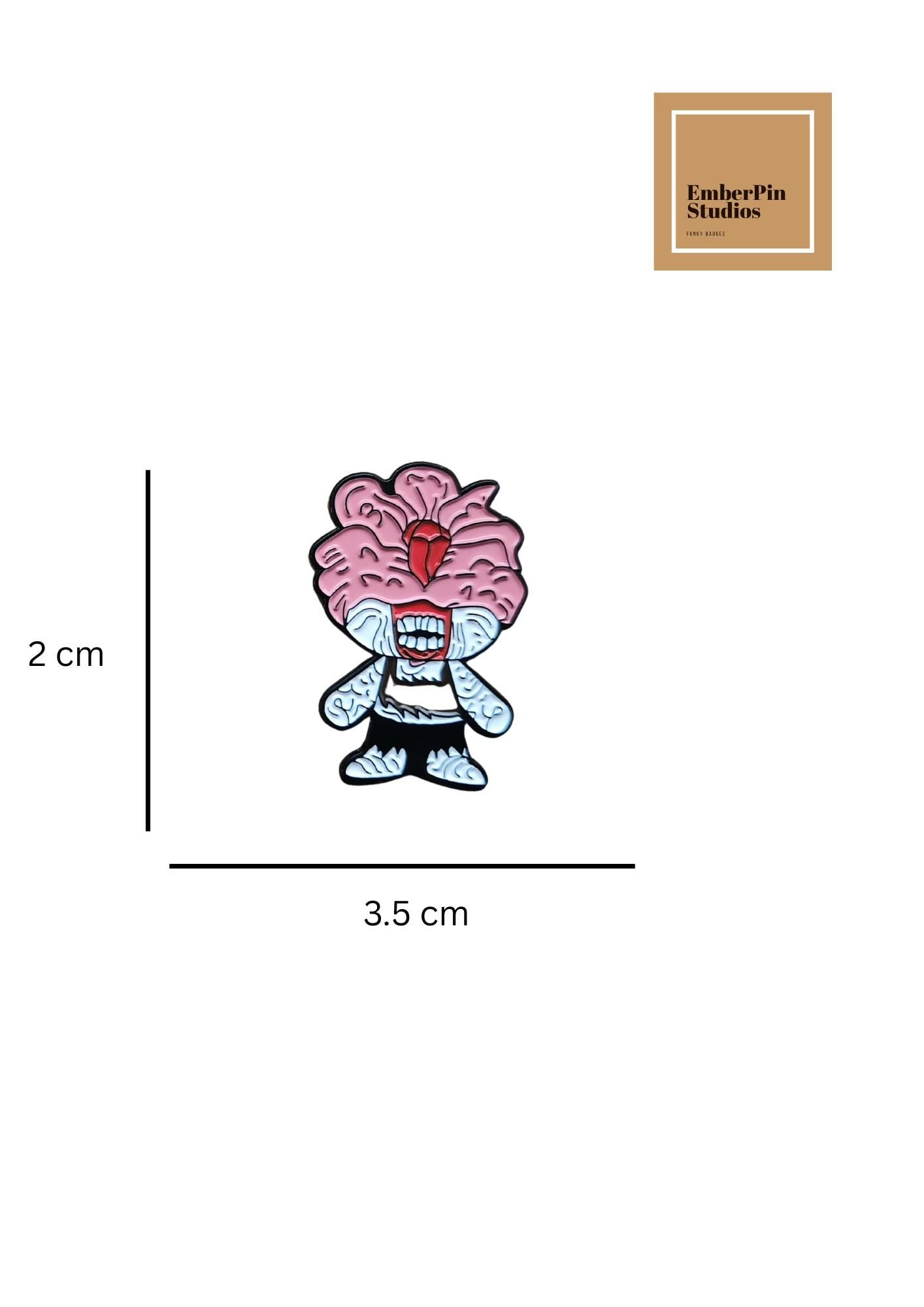 The Last of Us Clicker Pin: Stage 3 Infection, Horror Lapel Badge