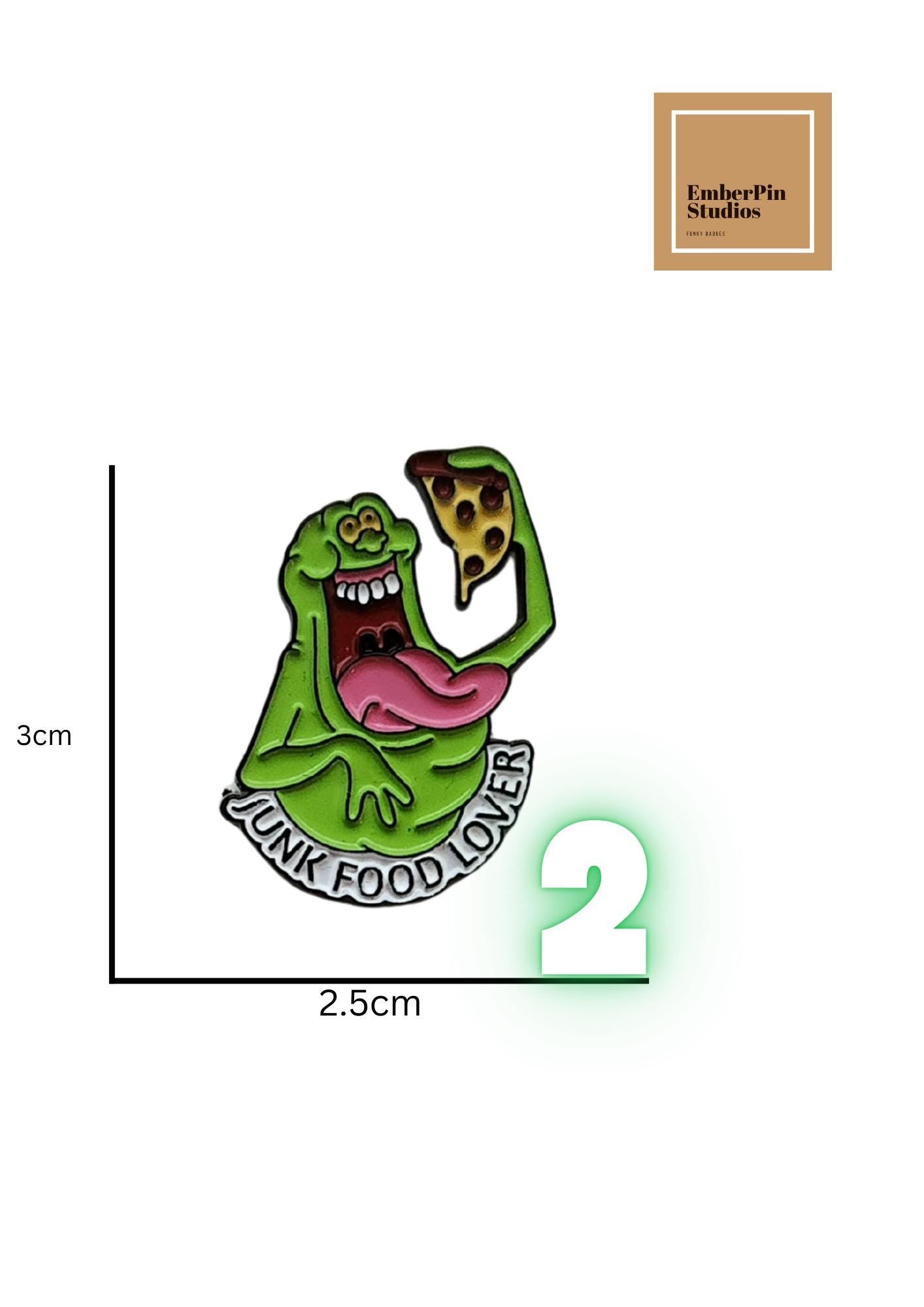 Slimer Ghost Enamel Pin Set • Retro 80s Cartoon Collectibles