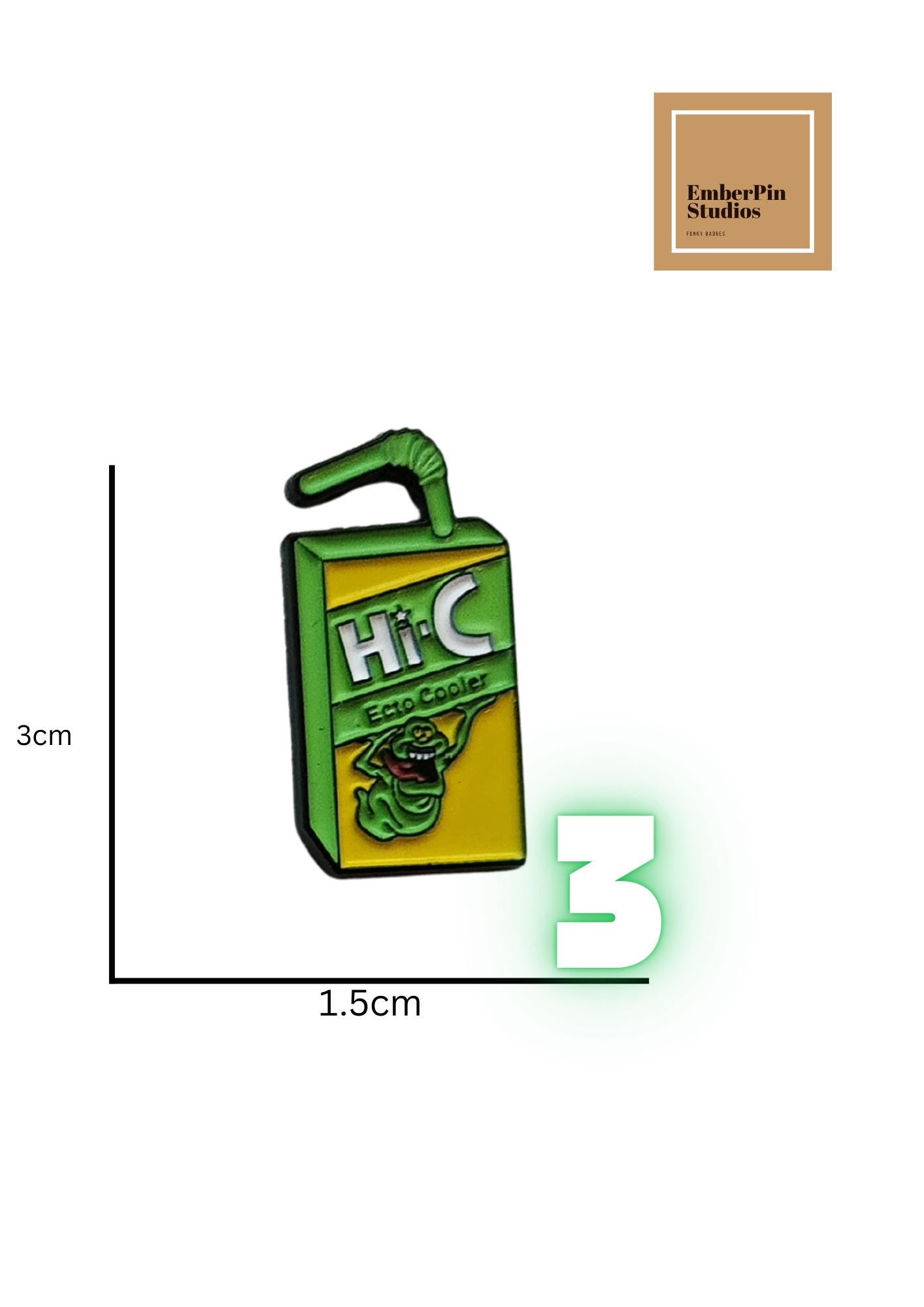 Slimer Ghost Enamel Pin Set • Retro 80s Cartoon Collectibles