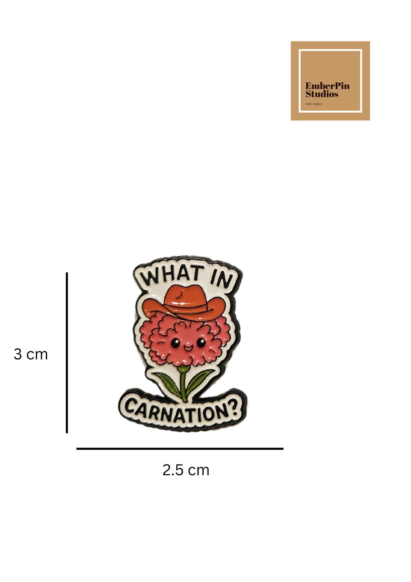 Punny Enamel Pins Collection | Cute Funny Lapel Pins | Animal & Food Humor Pins What In Carnation Matcha Egg-Cellent