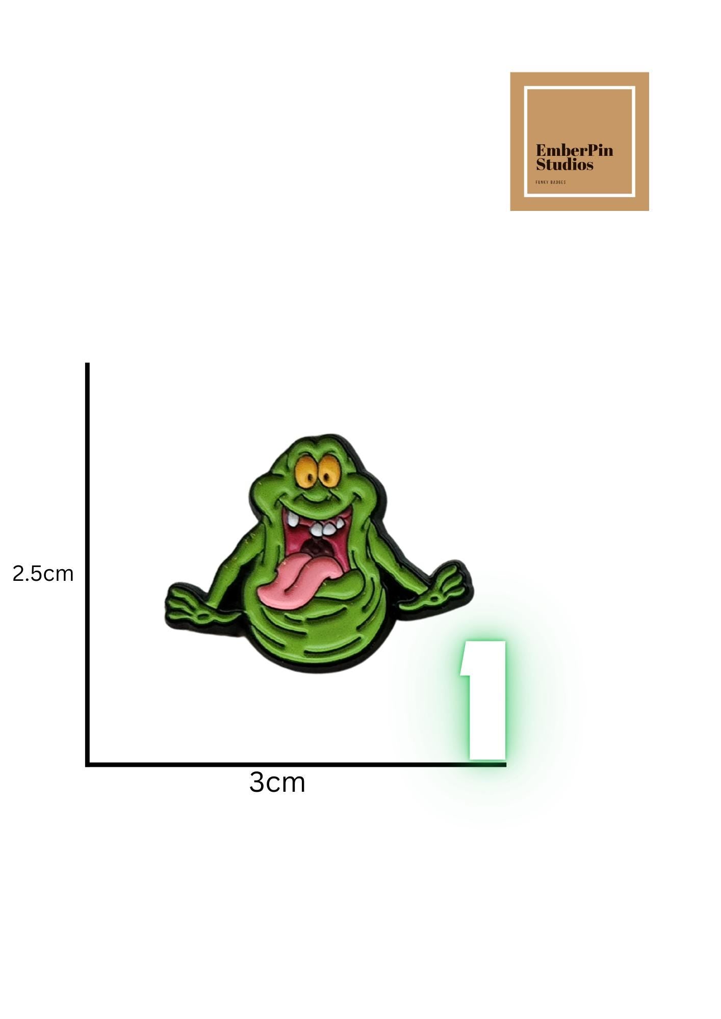 Slimer Ghost Enamel Pin Set • Retro 80s Cartoon Collectibles