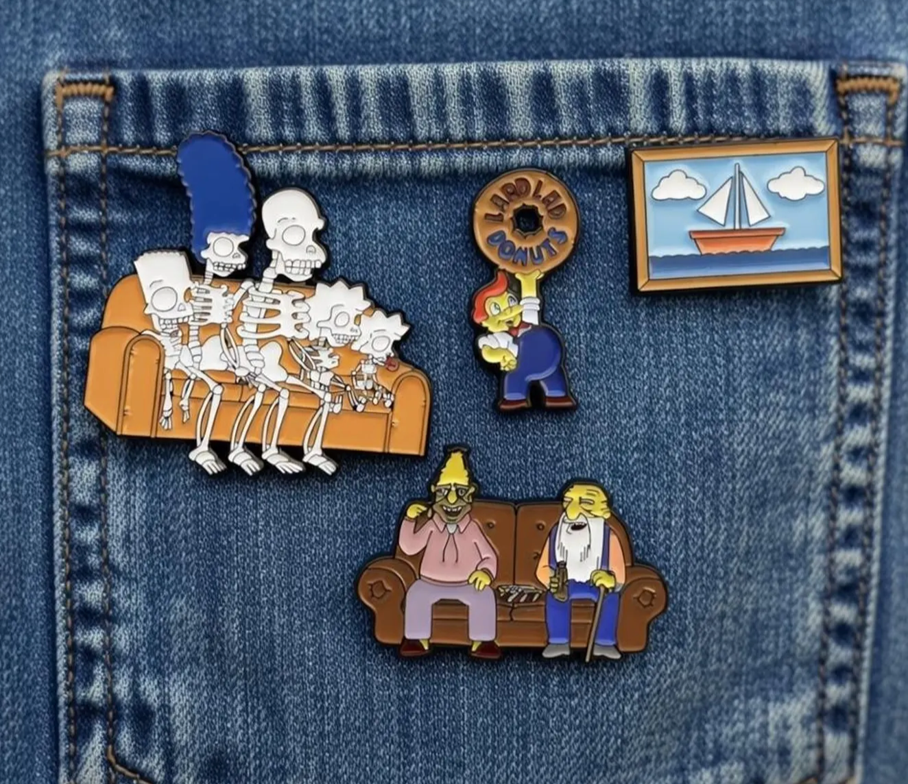 The Simpson’s Enamel Pins