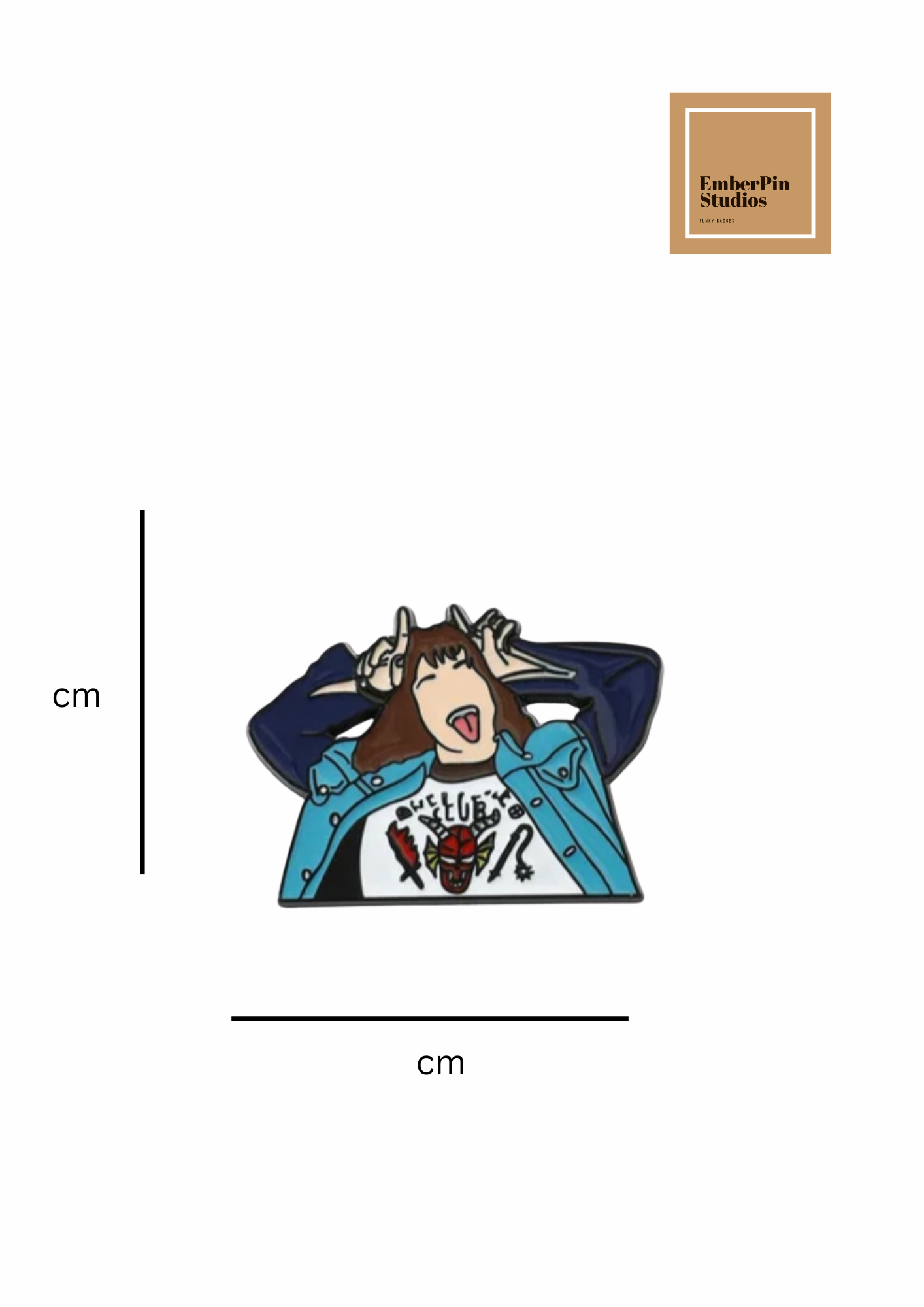 Strange Things Enamel Pin Collection | Hawkins Inspired Fan Art Pins | 80s Sci-Fi Horror Pin Set