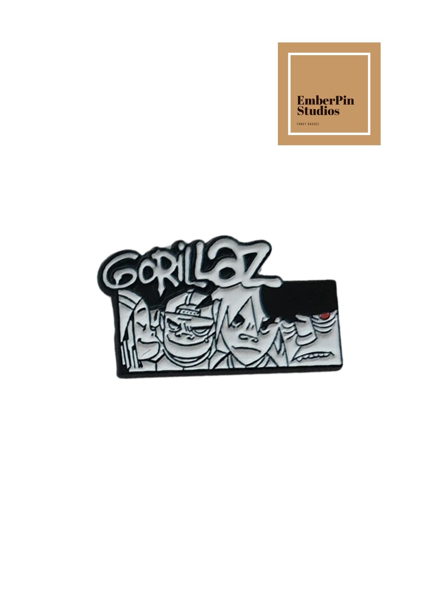 Rock Band Enamel Pin Music Lover Daft Punk, Guns N’ Roses, Gorillaz, Sum 41, Pink Floyd, Black Sabbath Aesthetic Backpack & Jacket Pins