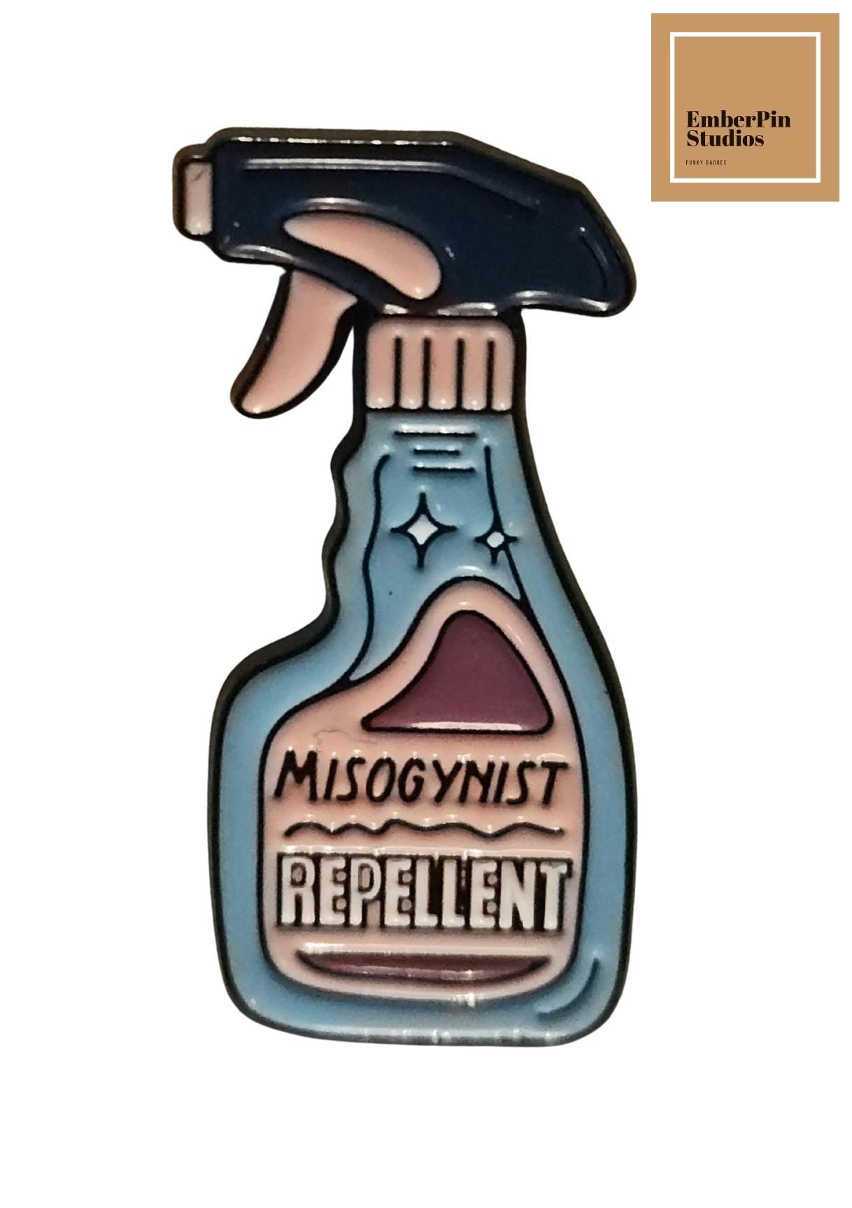 Spray Bottle Enamel Pin Set Mental Health Pins Anti-Anxiety & Self-Care Pin Collection Whimsical Accessory Gift for Bag, Jacket, or Lanyard