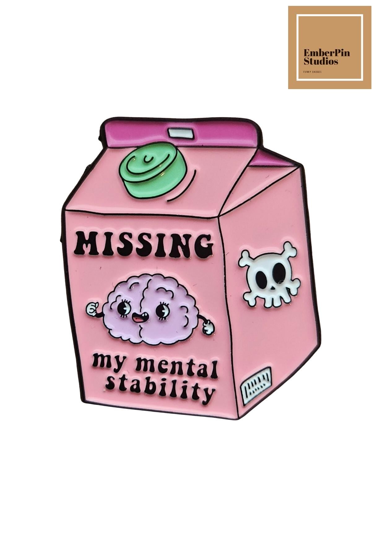 Quirky Food Enamel Pins – Humor, Mental Health, Food & Retro Gaming Backpack, Jacket, Bag Accessories