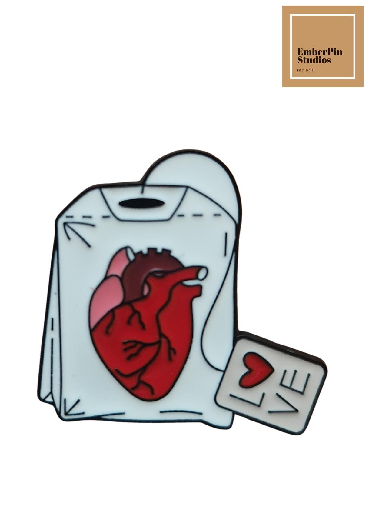 Quirky Food Enamel Pins – Humor, Mental Health, Food & Retro Gaming Backpack, Jacket, Bag Accessories