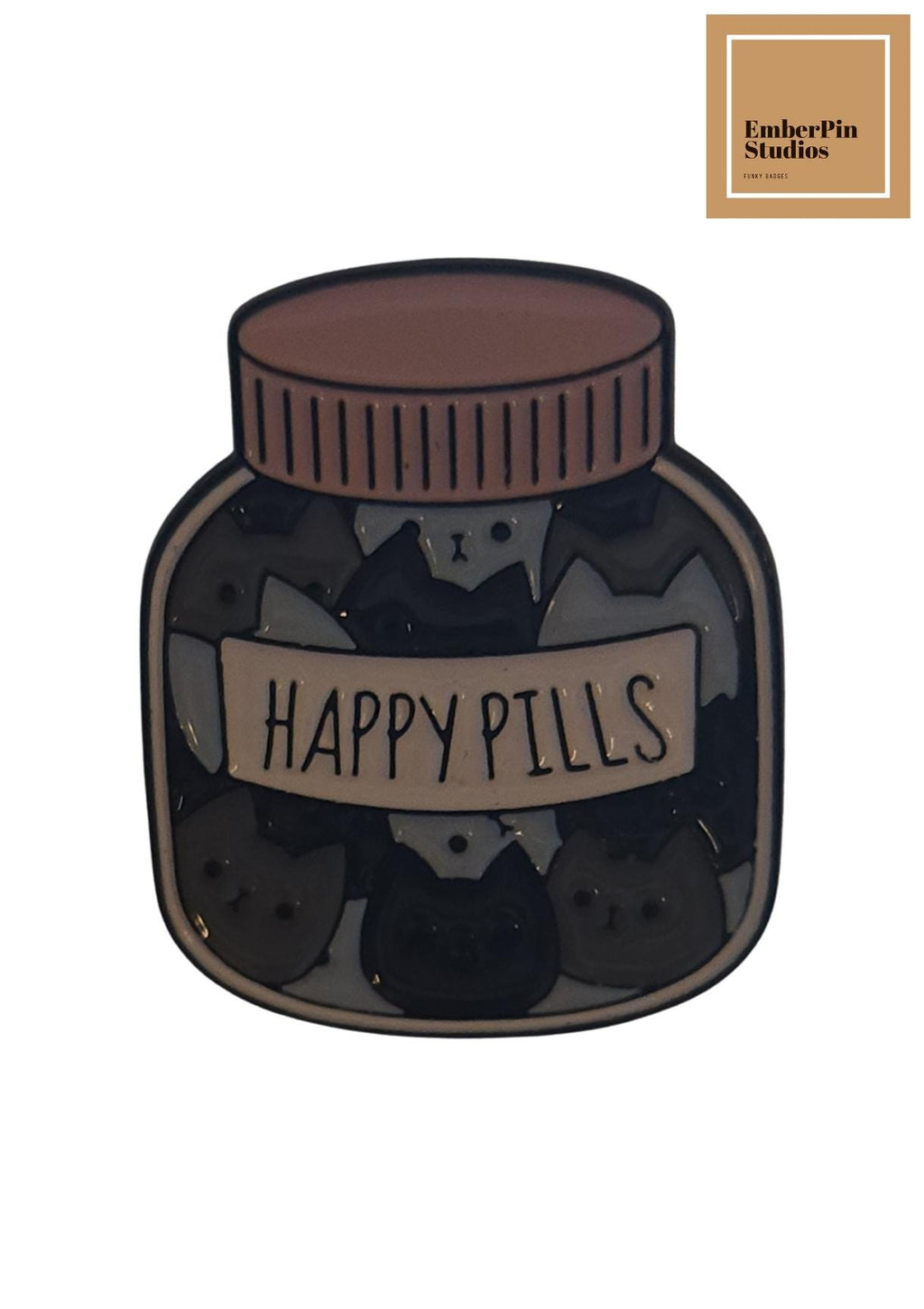 Black Cat Enamel Pin Set Cute & Spooky Pins, Goth Accessories, Potion Bottle Pin, Funny Quotes, Aesthetic Lapel Pins, Gift for Cat Lovers