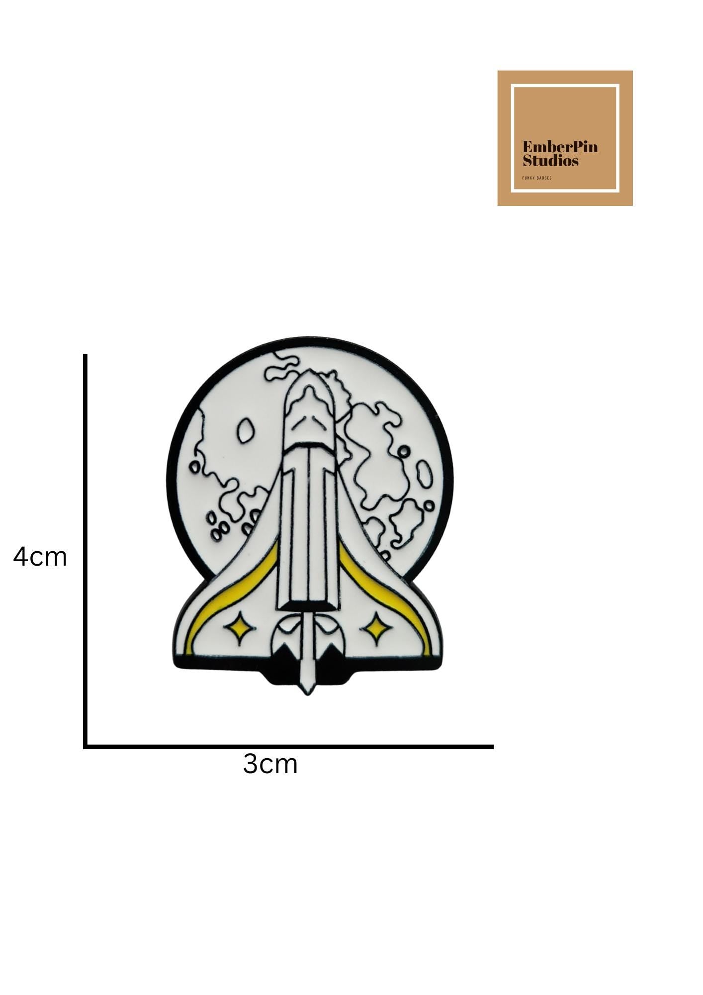 The Last of Us inspired Pins: Stage 3 Infection, Space Shuttle pin, Firefly, Ellie's wings, Horror Lapel Badge