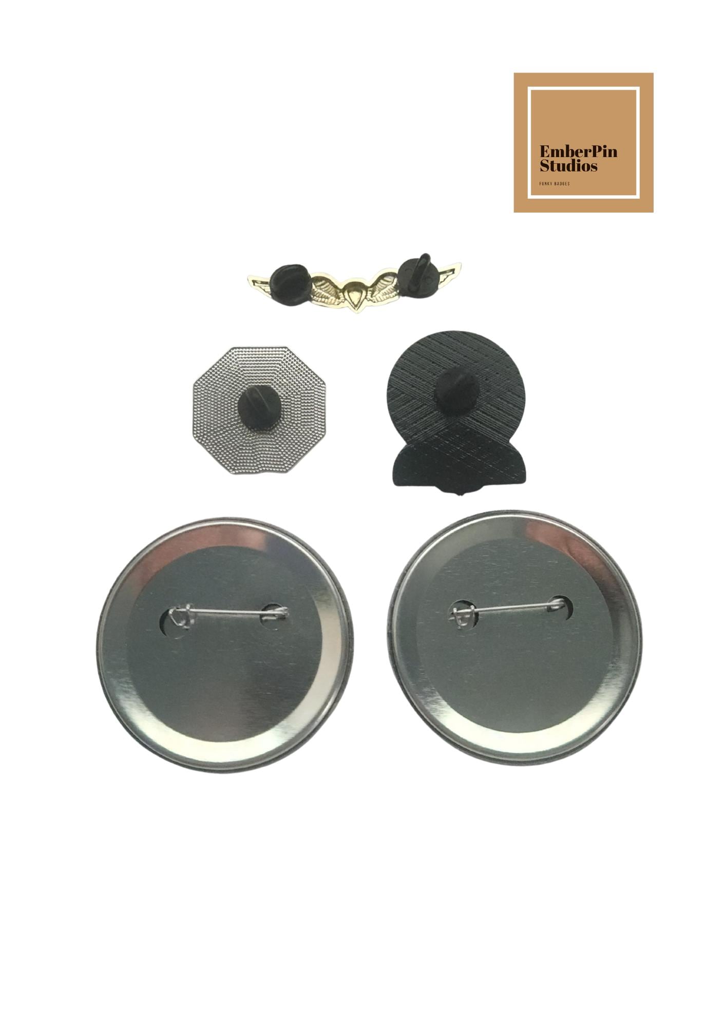 The Last of Us inspired Pins: Stage 3 Infection, Space Shuttle pin, Firefly, Ellie's wings, Horror Lapel Badge