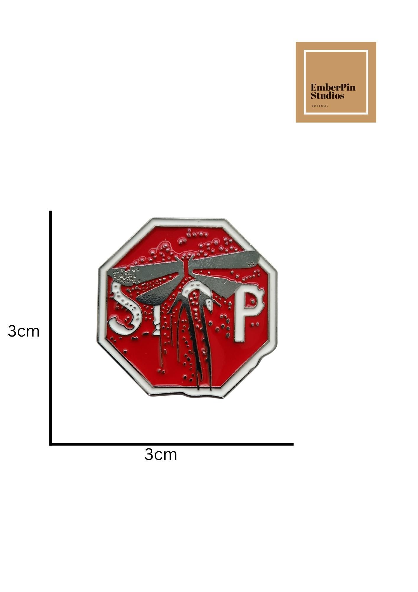 The Last of Us inspired Pins: Stage 3 Infection, Space Shuttle pin, Firefly, Ellie's wings, Horror Lapel Badge