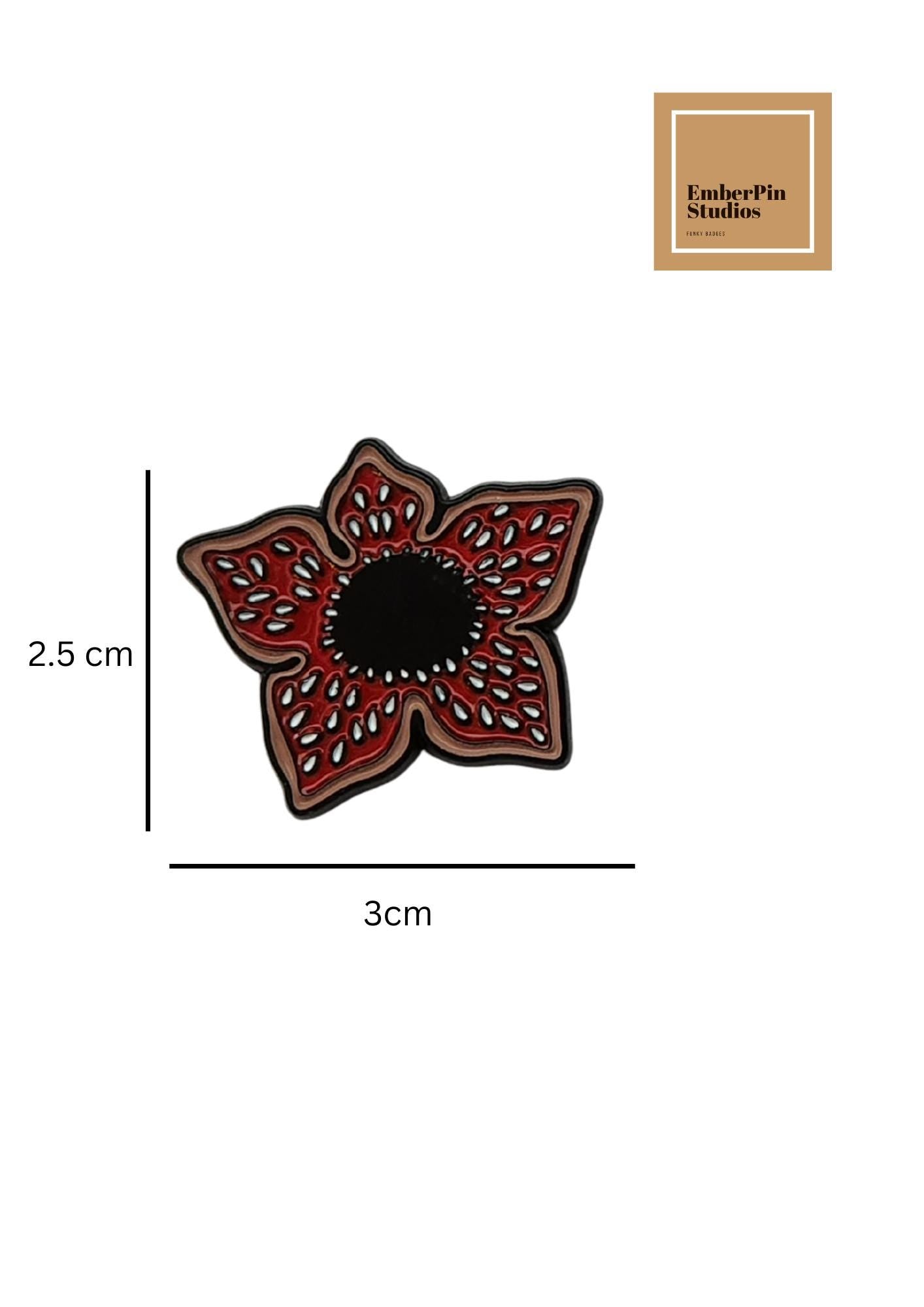 Strange Horror Enamel Pin Duo – Monster Demo gorgon & Joyces Living room Alphabet Wall