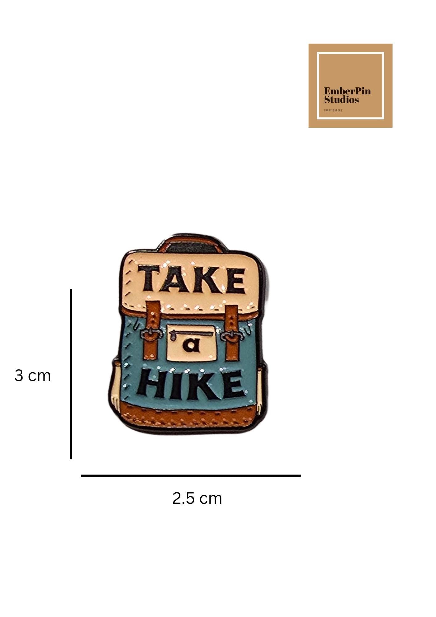 Hiking & Outdoor Adventure Enamel Pins Nature Lover Lapel Pins Camper Backpack Pins VW Camper Van Life