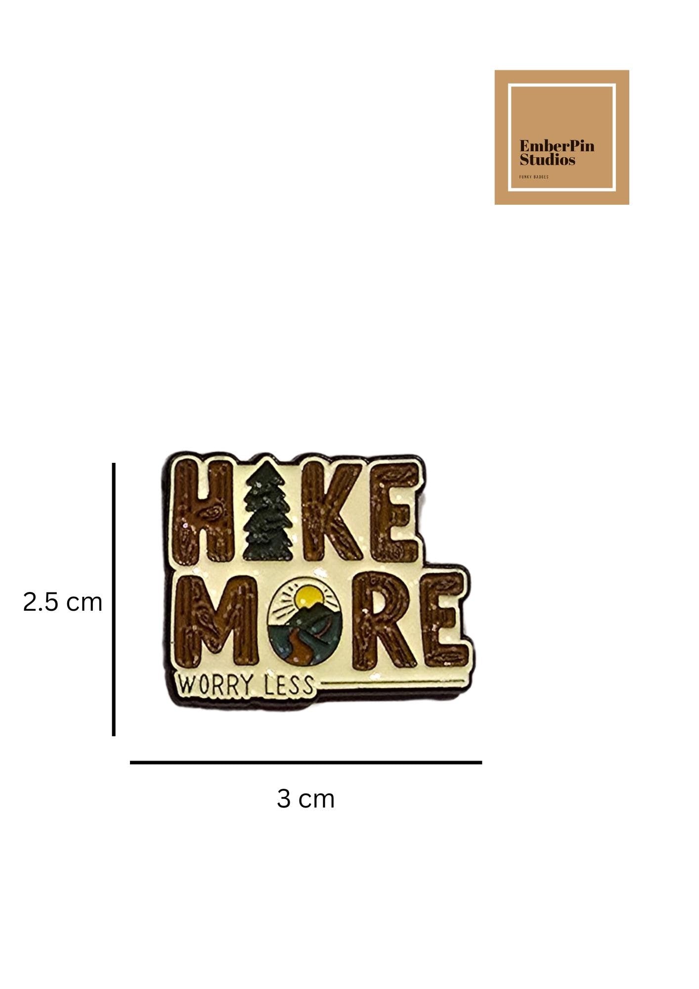 Hiking & Outdoor Adventure Enamel Pins Nature Lover Lapel Pins Camper Backpack Pins VW Camper Van Life