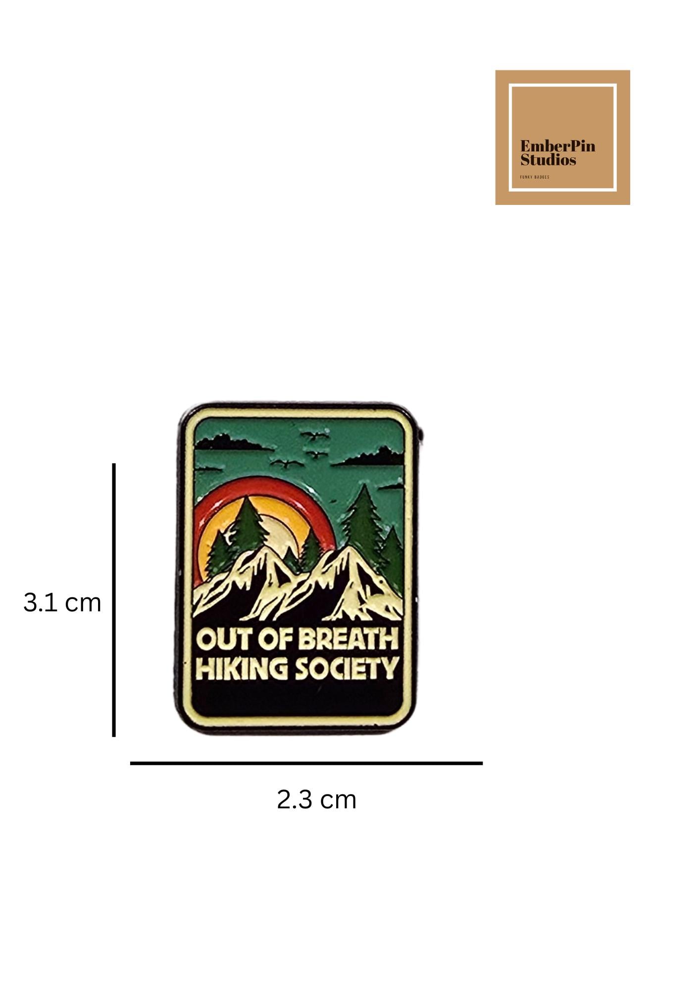 Hiking & Outdoor Adventure Enamel Pins Nature Lover Lapel Pins Camper Backpack Pins VW Camper Van Life