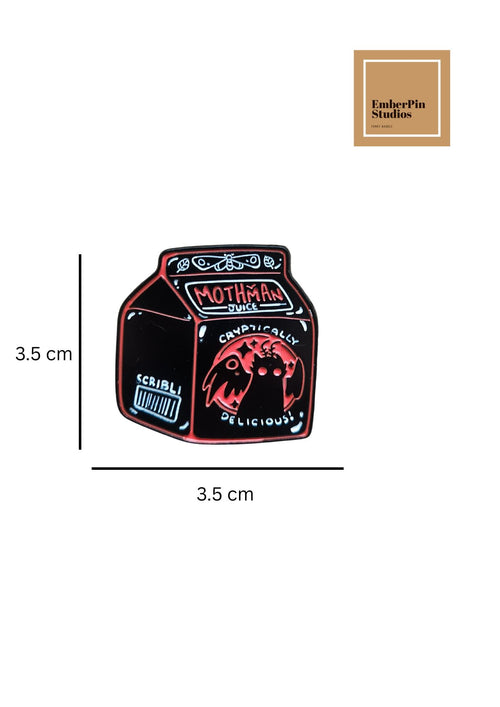 Cryptid Enamel Pin Set – Mothman, Bigfoot, Wendigo & Folklore Creatures, Horror Lapel Pins, Gothic Collectible Pins