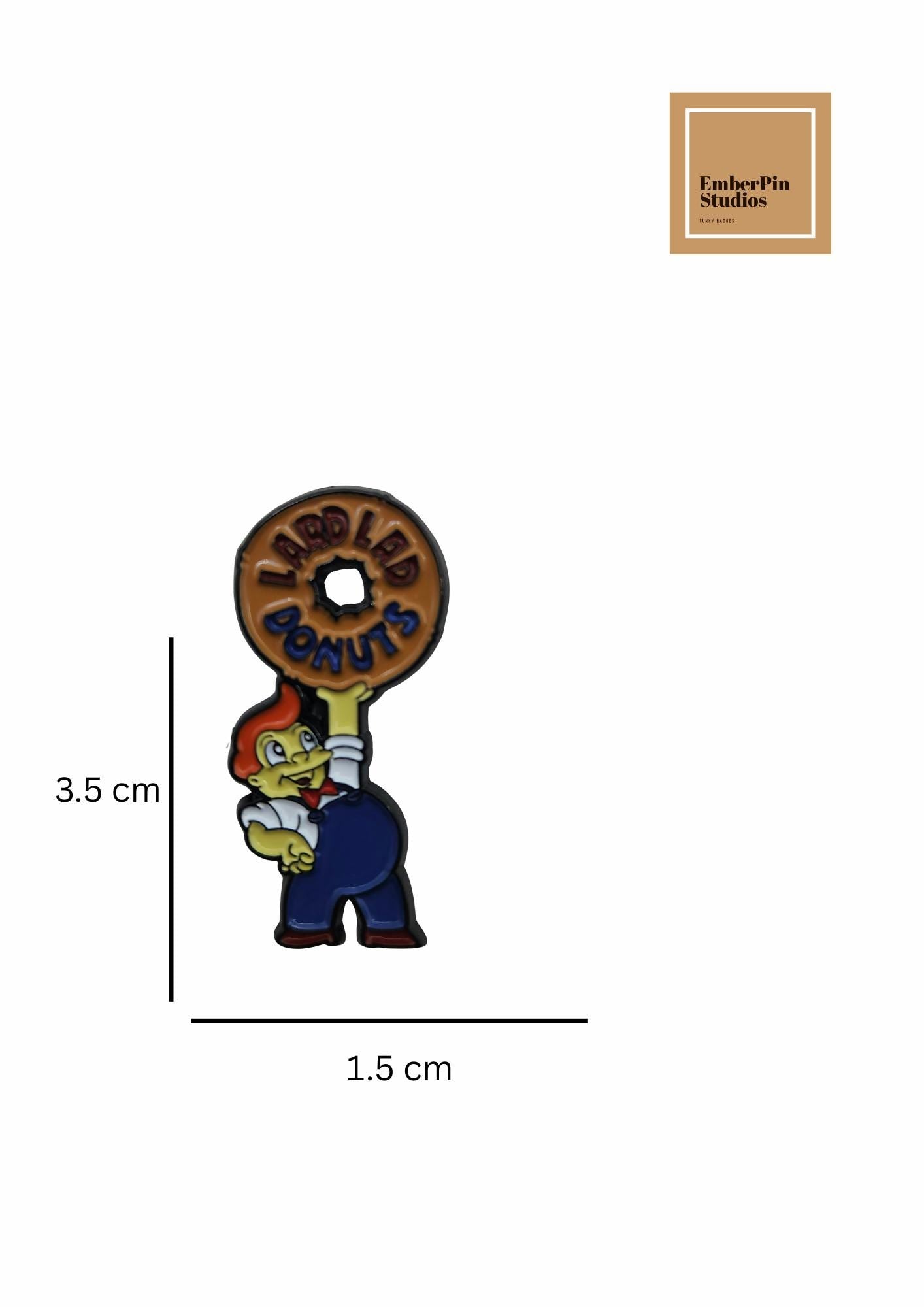 Cartoon Parody Inspired Simpson’s Enamel Pins | Couch Gag Skeleton Pin | Donut Mascot Pin | Funny TV-Inspired Collectible Pins