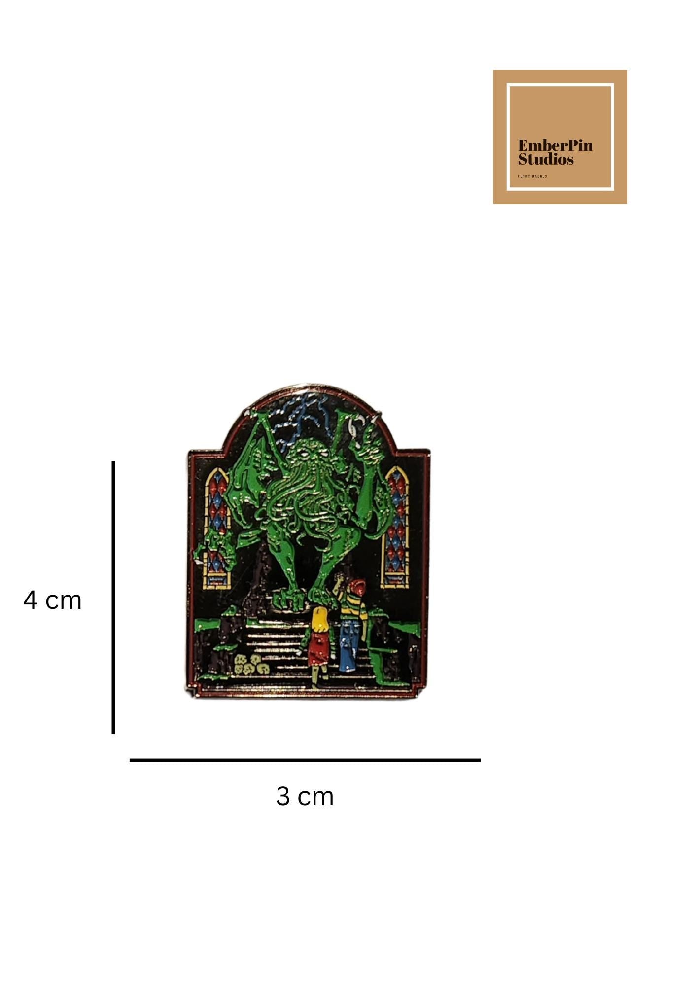 Retro Horror Enamel Pins Spooky Nostalgia VHS Style Art Hard Enamel Lapel Pins Cthulhu Scream X Files Retro Horror Nostalgic Pop Culture