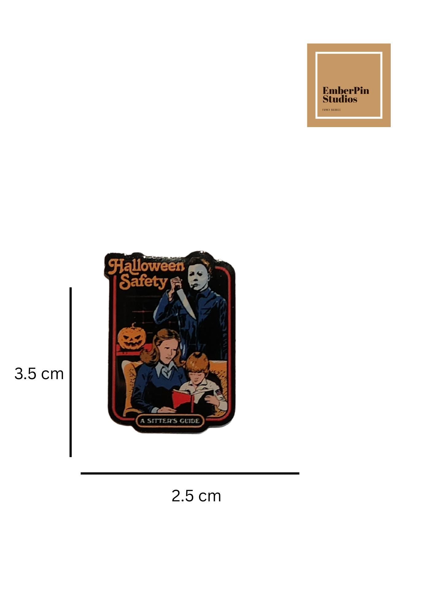 Retro Horror Enamel Pins Spooky Nostalgia VHS Style Art Hard Enamel Lapel Pins Cthulhu Scream X Files Retro Horror Nostalgic Pop Culture