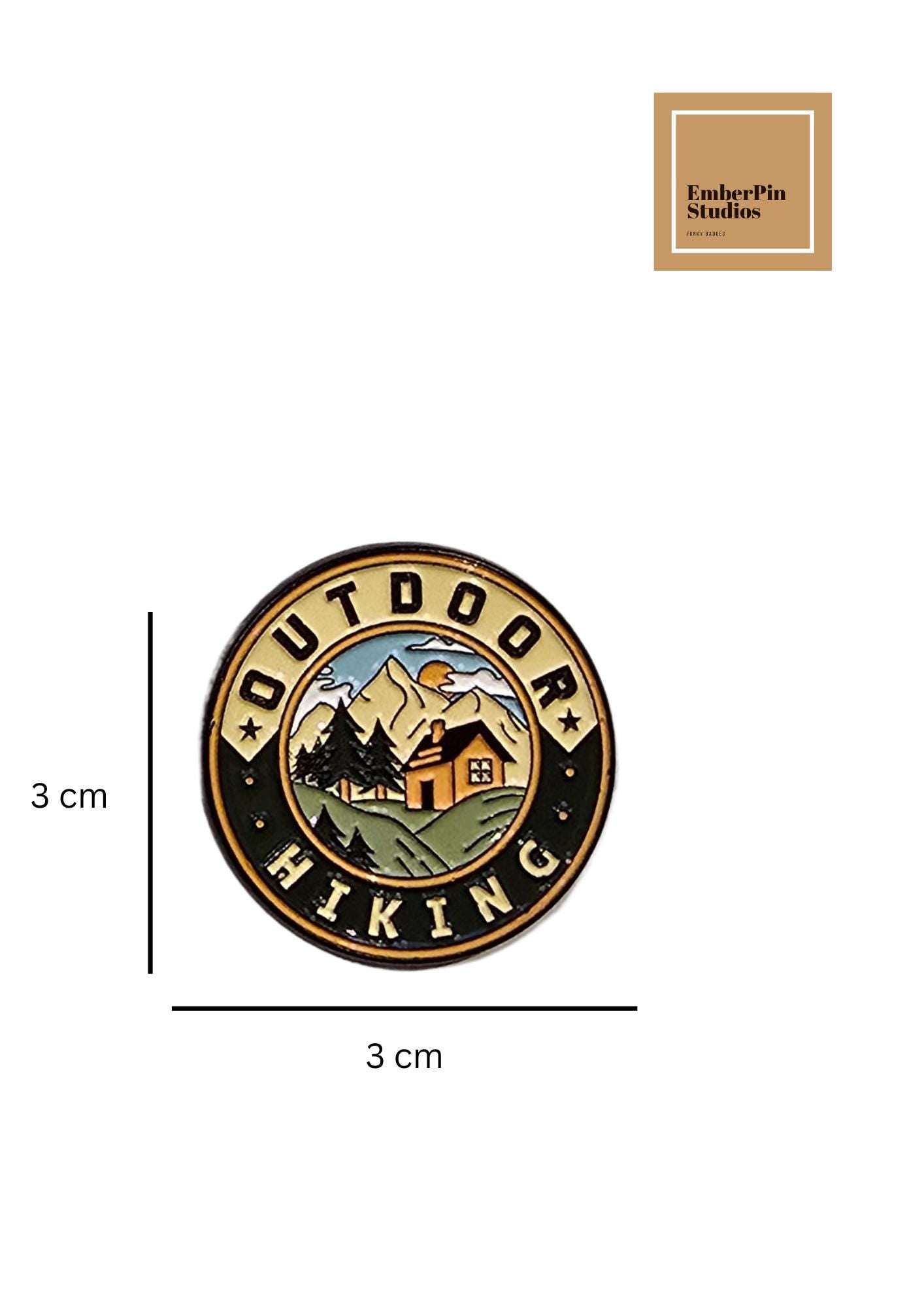 Hiking & Outdoor Adventure Enamel Pins Nature Lover Lapel Pins Camper Backpack Pins VW Camper Van Life