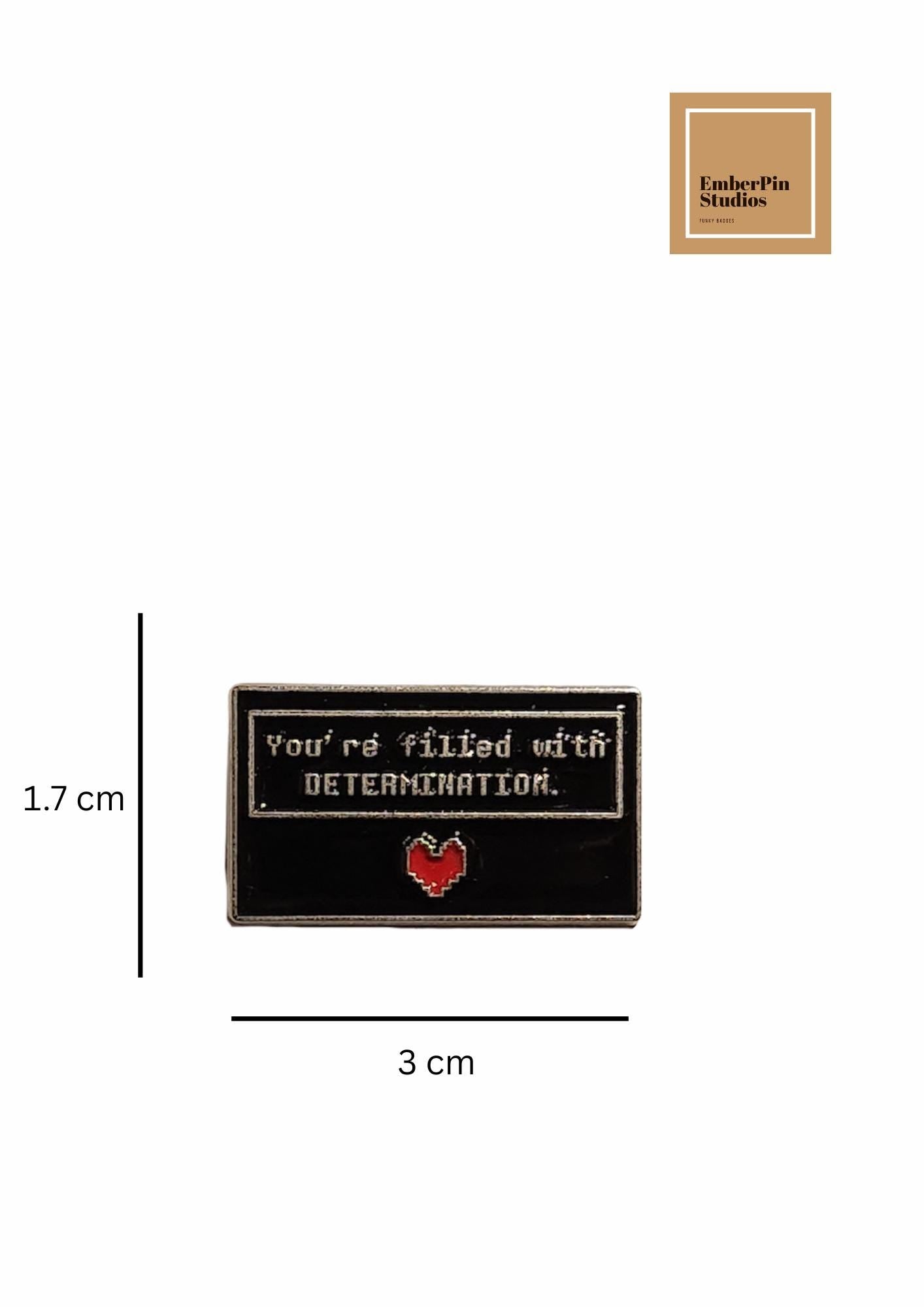 Video Game Determination Enamel Pins | Act Mercy Fight Item Choice Pins | Pixel Heart Hard Enamel Pins | Gamer Lapel Pins Gift
