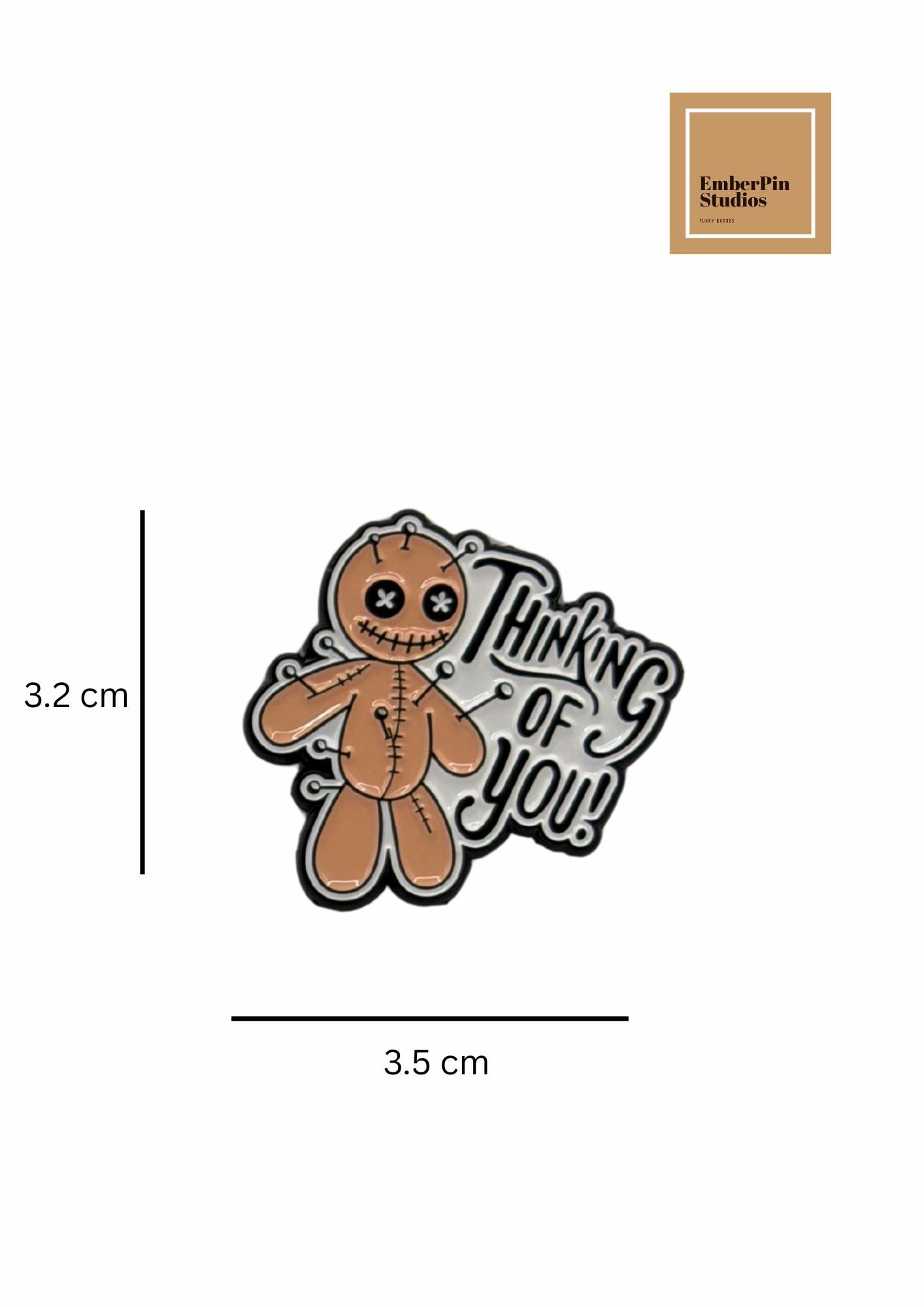 Horror Slasher Movie Inspired Spooky Gothic Halloween Horror Movie Slasher Films, Creepy Dolls, Eerie Symbolism Hard Enamel Pins